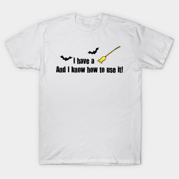 Broomstick T-Shirt by b34poison